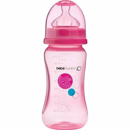 Бутылочка для кормления Maternity, 270 мл, розовая 